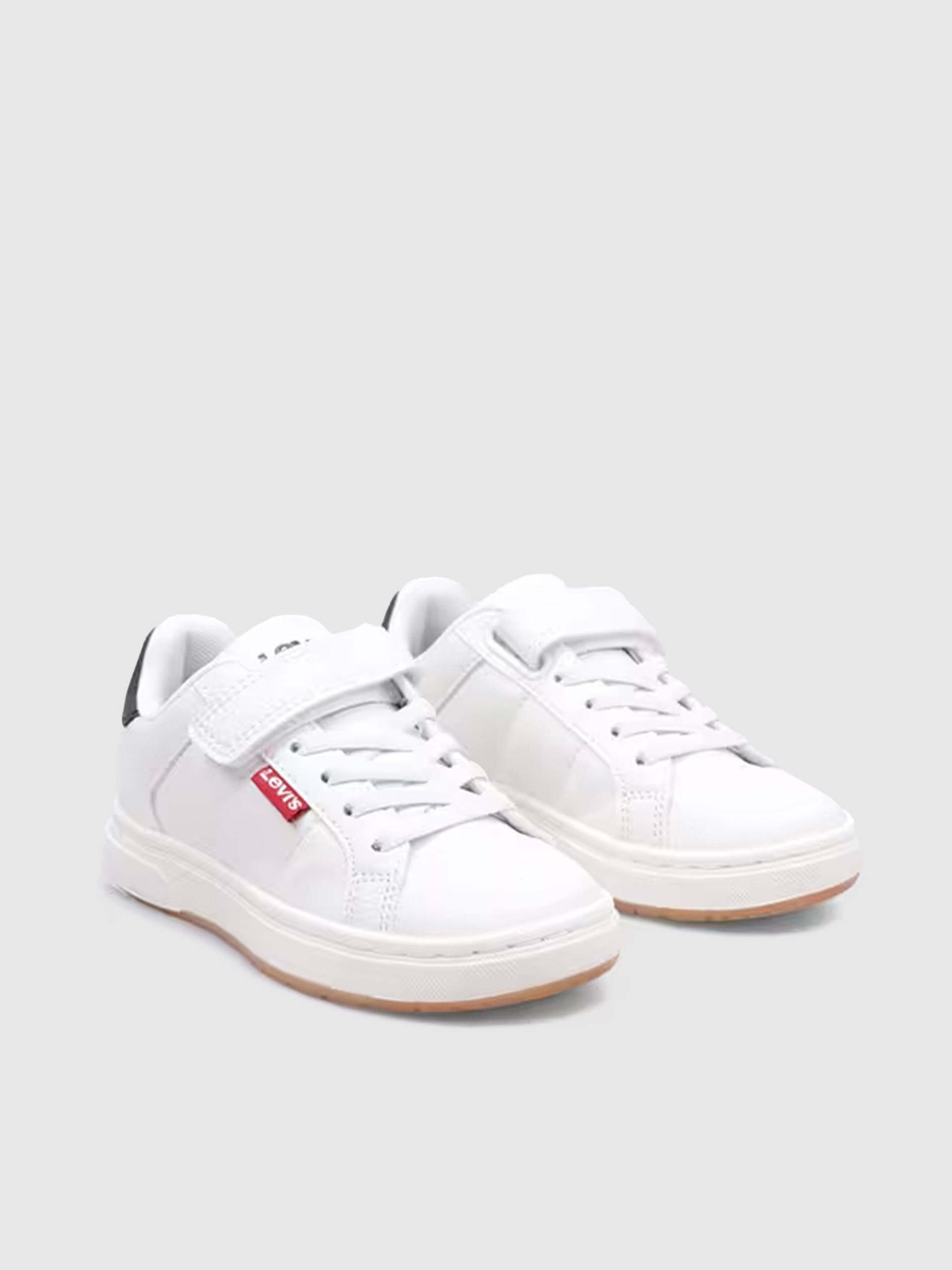 Sneakers Boy White W / Blue Levis