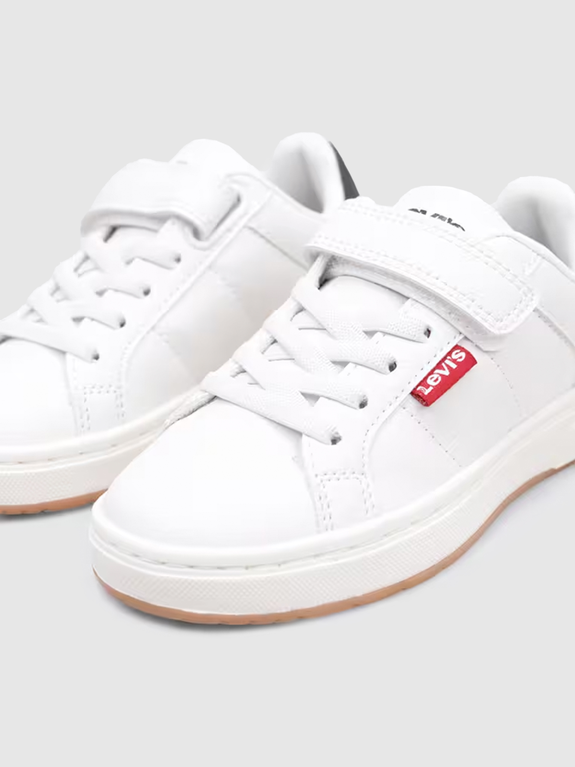 Sneakers Boy White W / Blue Levis