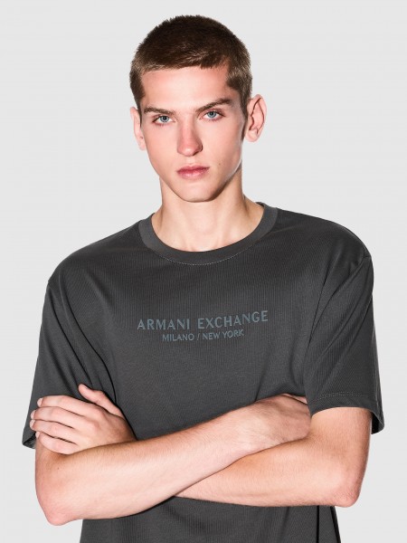 T-Shirt Man Green Armani Exchange