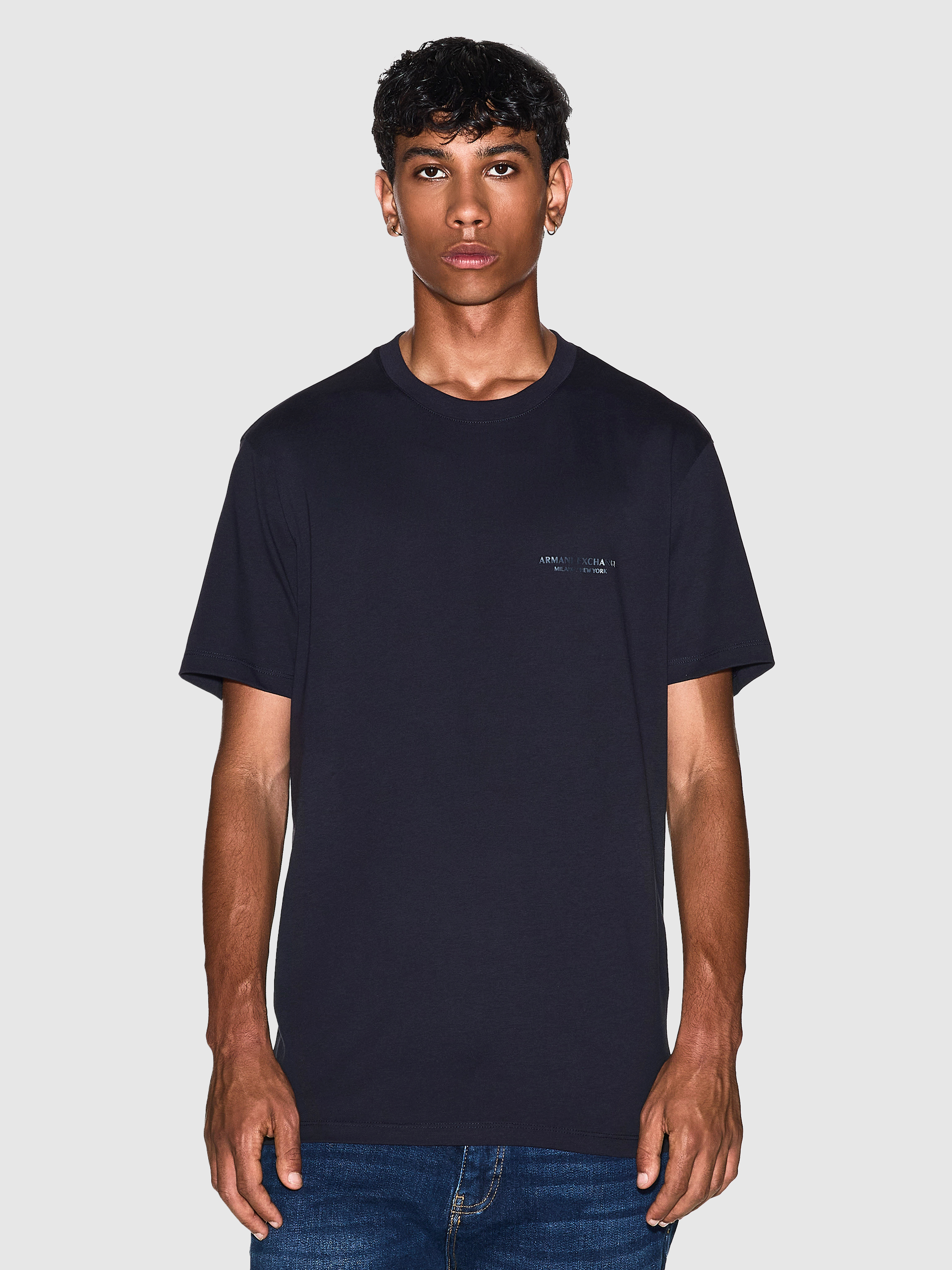 T-Shirt Man Navy Blue Armani Exchange