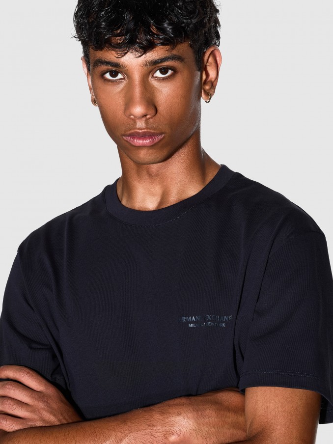 T-Shirt Man Navy Blue Armani Exchange
