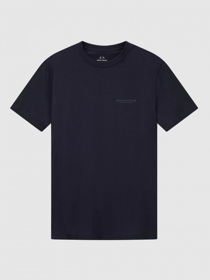 T-Shirt Man Navy Blue Armani Exchange