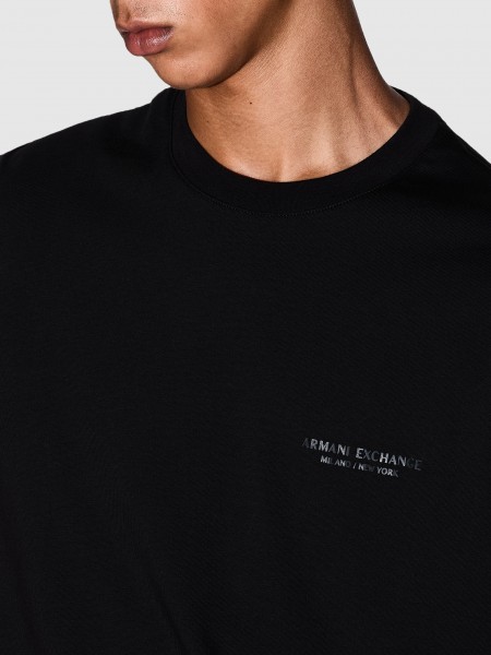 T-Shirt Man Black Armani Exchange