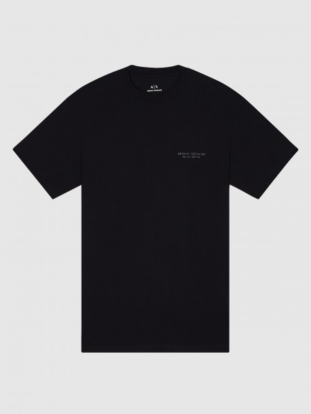 T-Shirt Man Black Armani Exchange