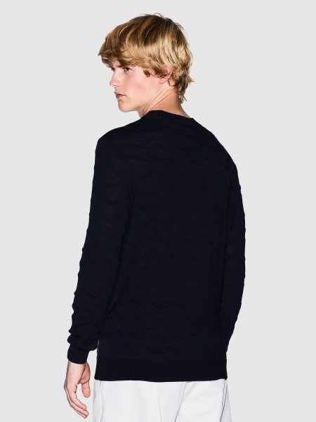 Pullover Man Navy Blue Armani Exchange