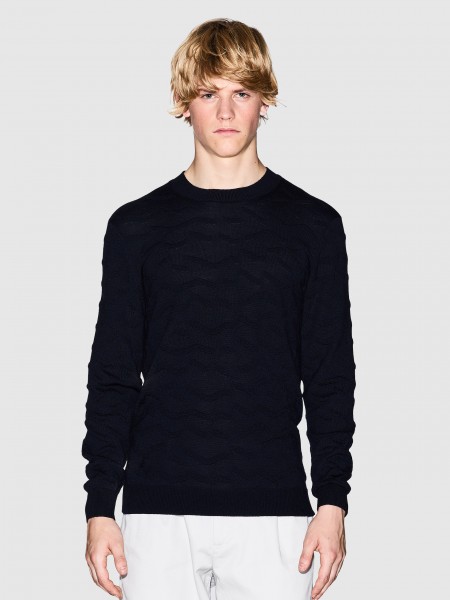 Pullover Man Navy Blue Armani Exchange