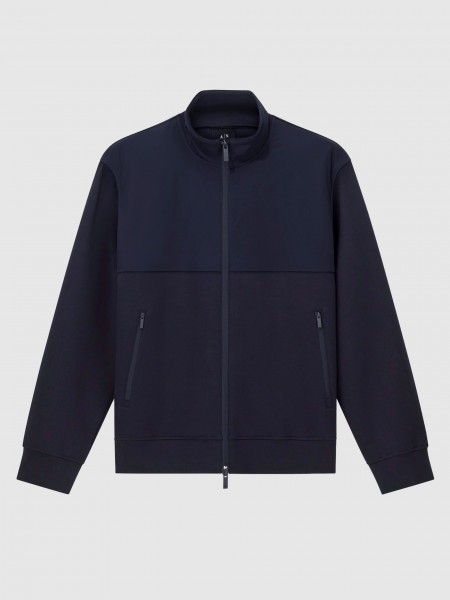 Jacket Man Navy Blue Armani Exchange