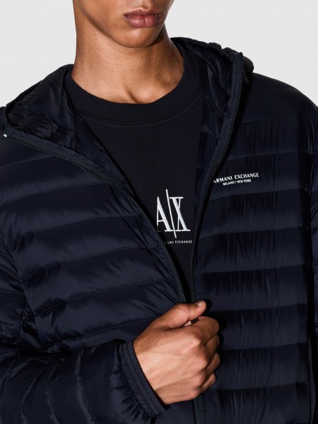 Jacket Man Navy Blue Armani Exchange