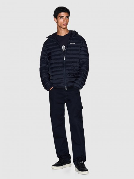 Jacket Man Navy Blue Armani Exchange