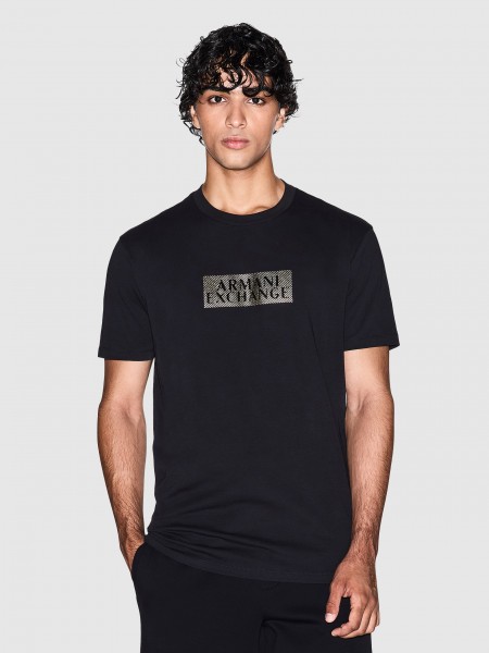 T-Shirt Man Black Armani Exchange