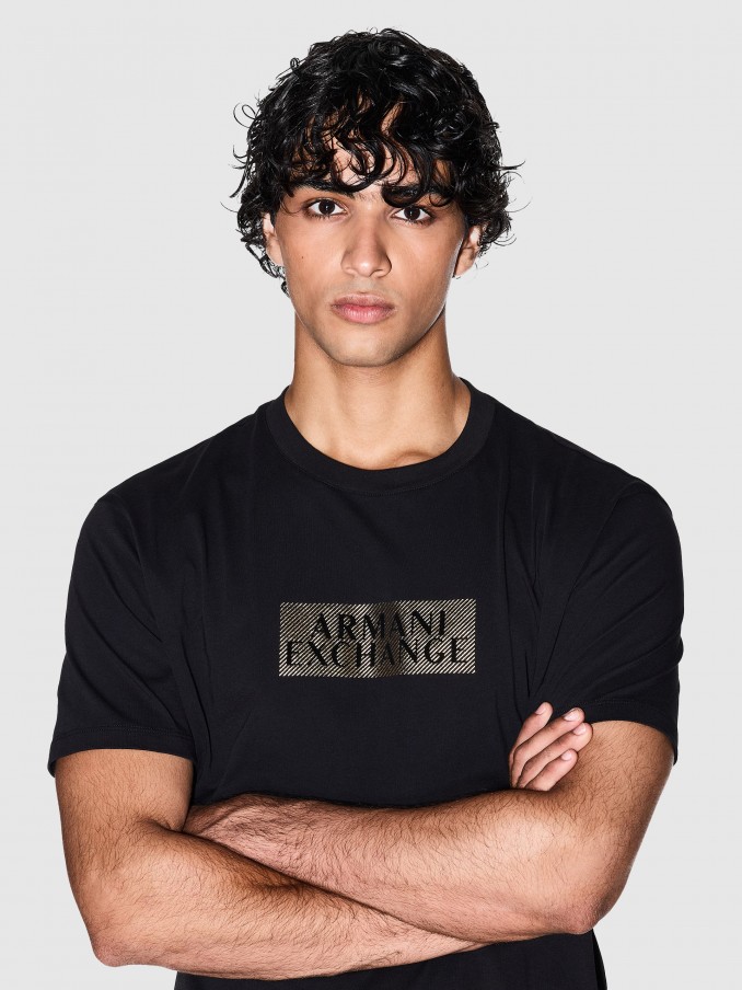 T-Shirt Man Black Armani Exchange
