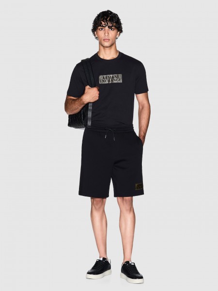 T-Shirt Man Black Armani Exchange