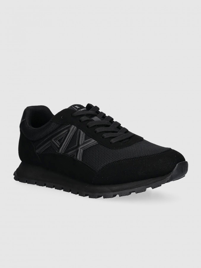 Tenis Hombre Negro Armani Exchange