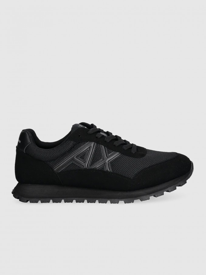 Tenis Hombre Negro Armani Exchange