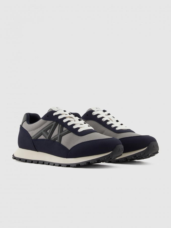 Sneakers Man Navy Blue Armani Exchange