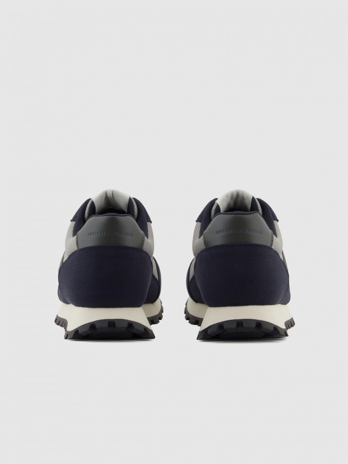 Sneakers Man Navy Blue Armani Exchange