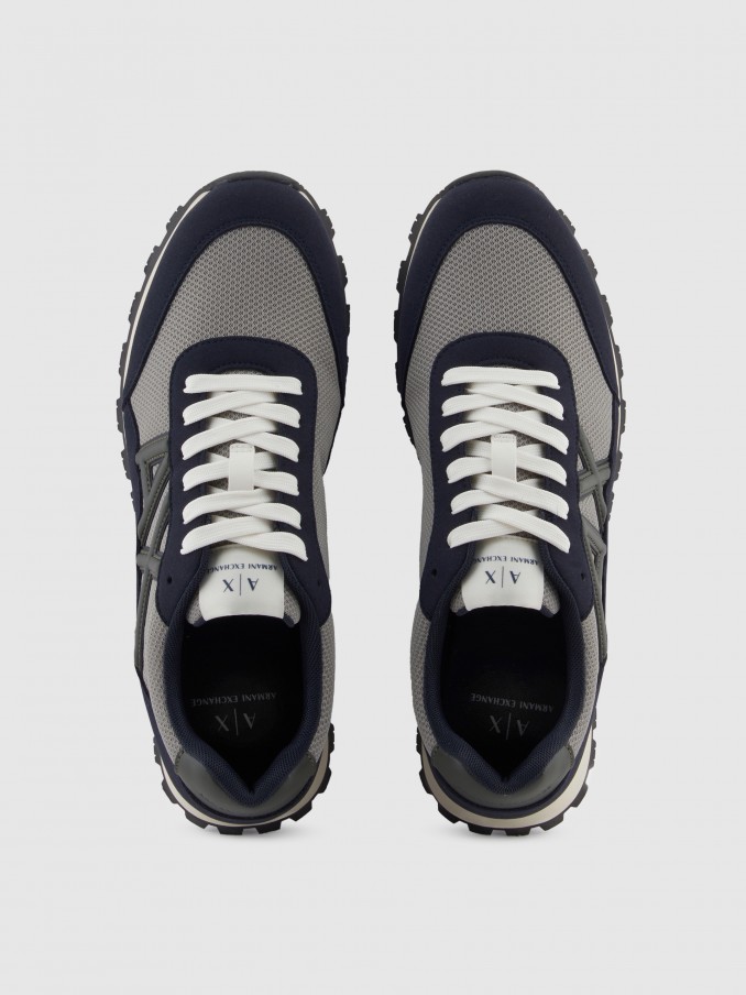 Sneakers Man Navy Blue Armani Exchange