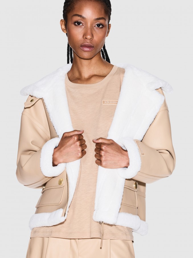 Jacket Woman Beige Armani Exchange