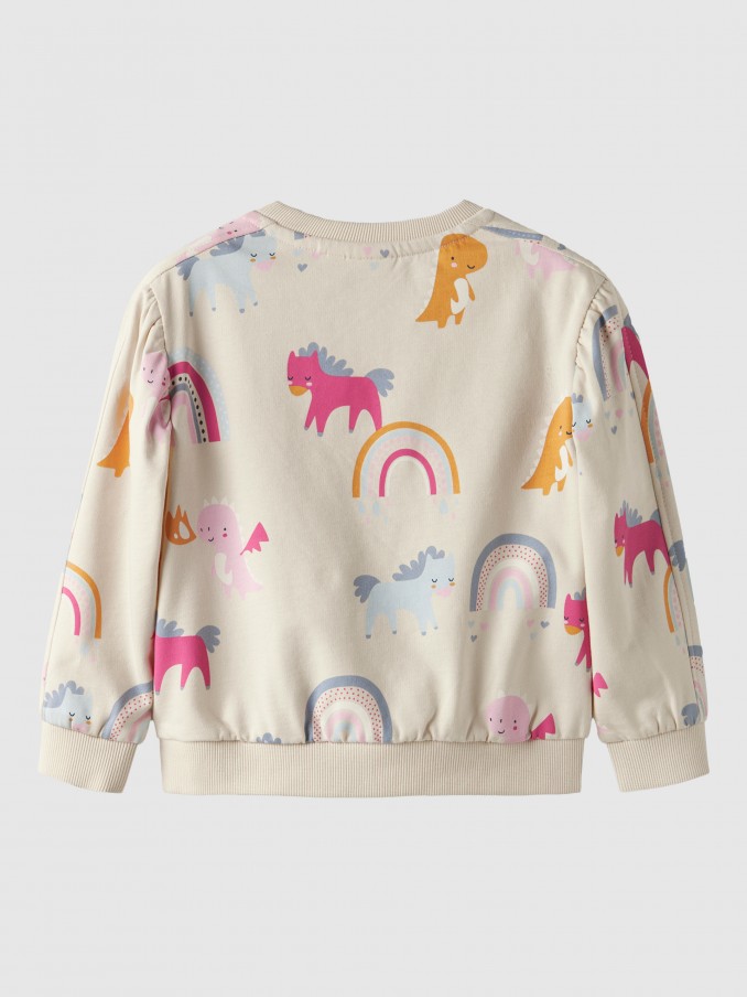 Pullover Girl Cream Name It