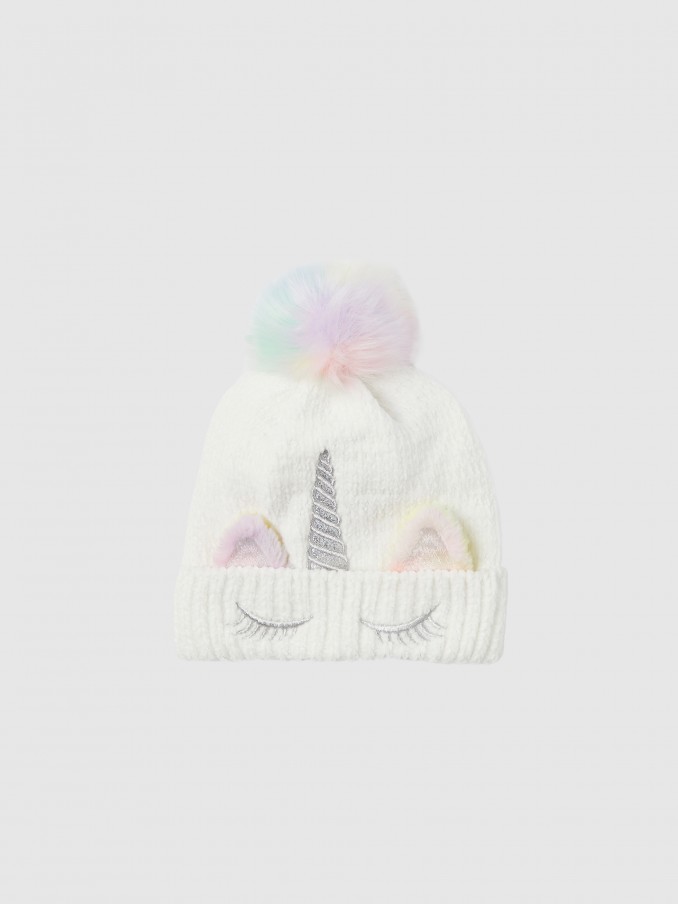 Beanie Girl White Name It