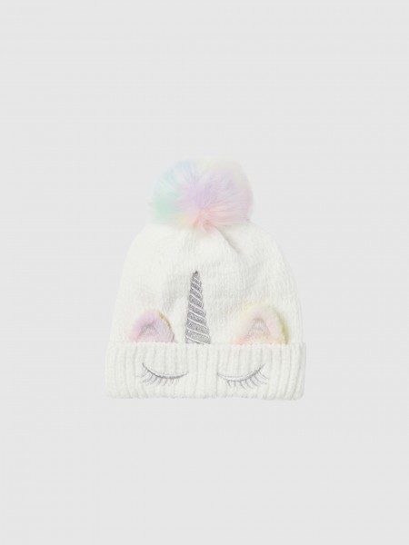 Beanie Girl White Name It