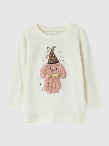 Pullover Girl White Name It
