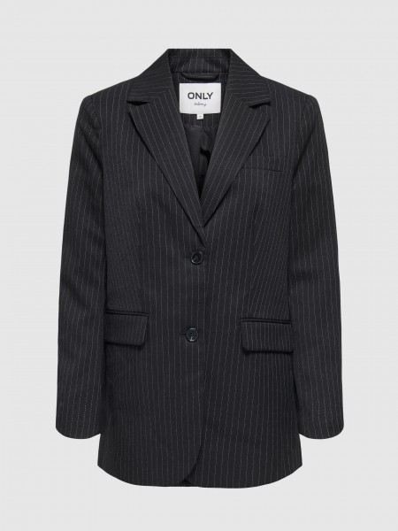 Blazer Mujer Negro Only