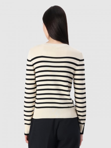 Pullover Woman Cream Only