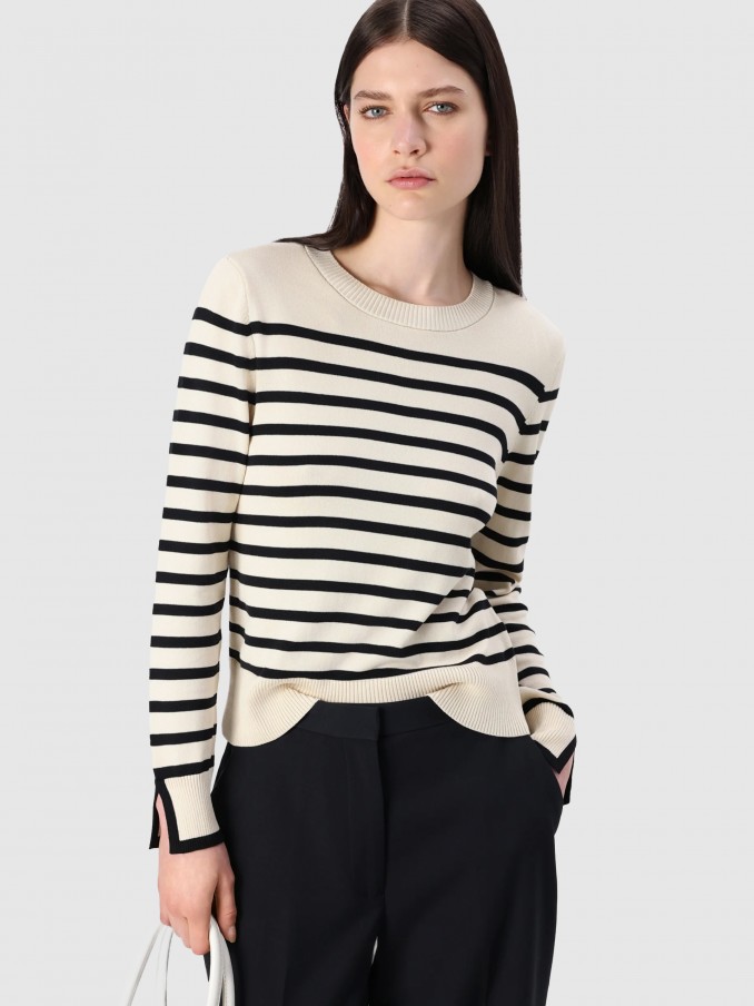 Pullover Woman Cream Only