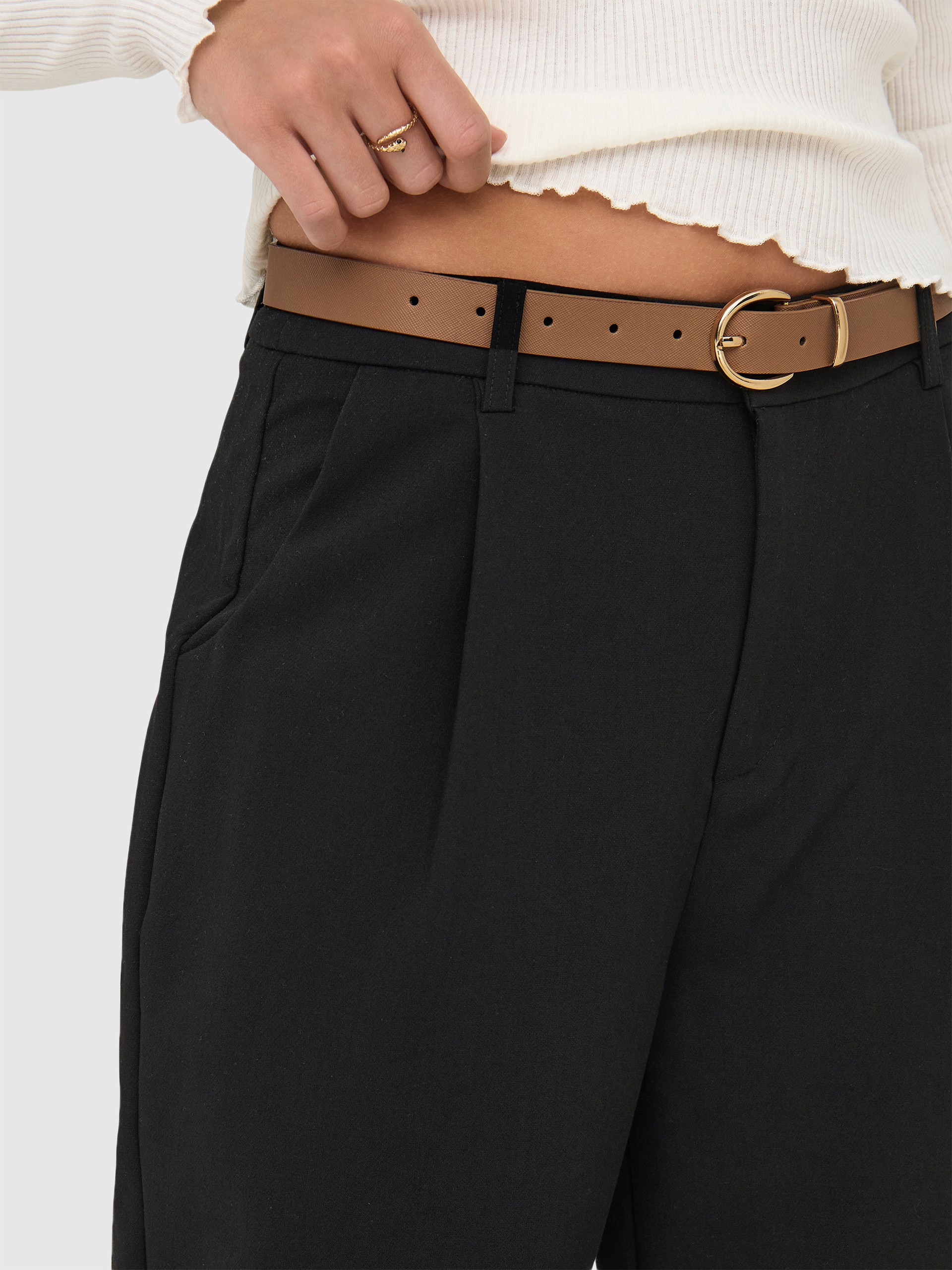 Pantalones Mujer Negro Only