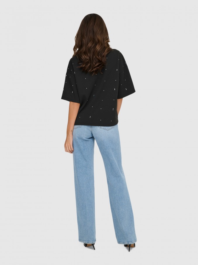 Camiseta Mujer Negro Only