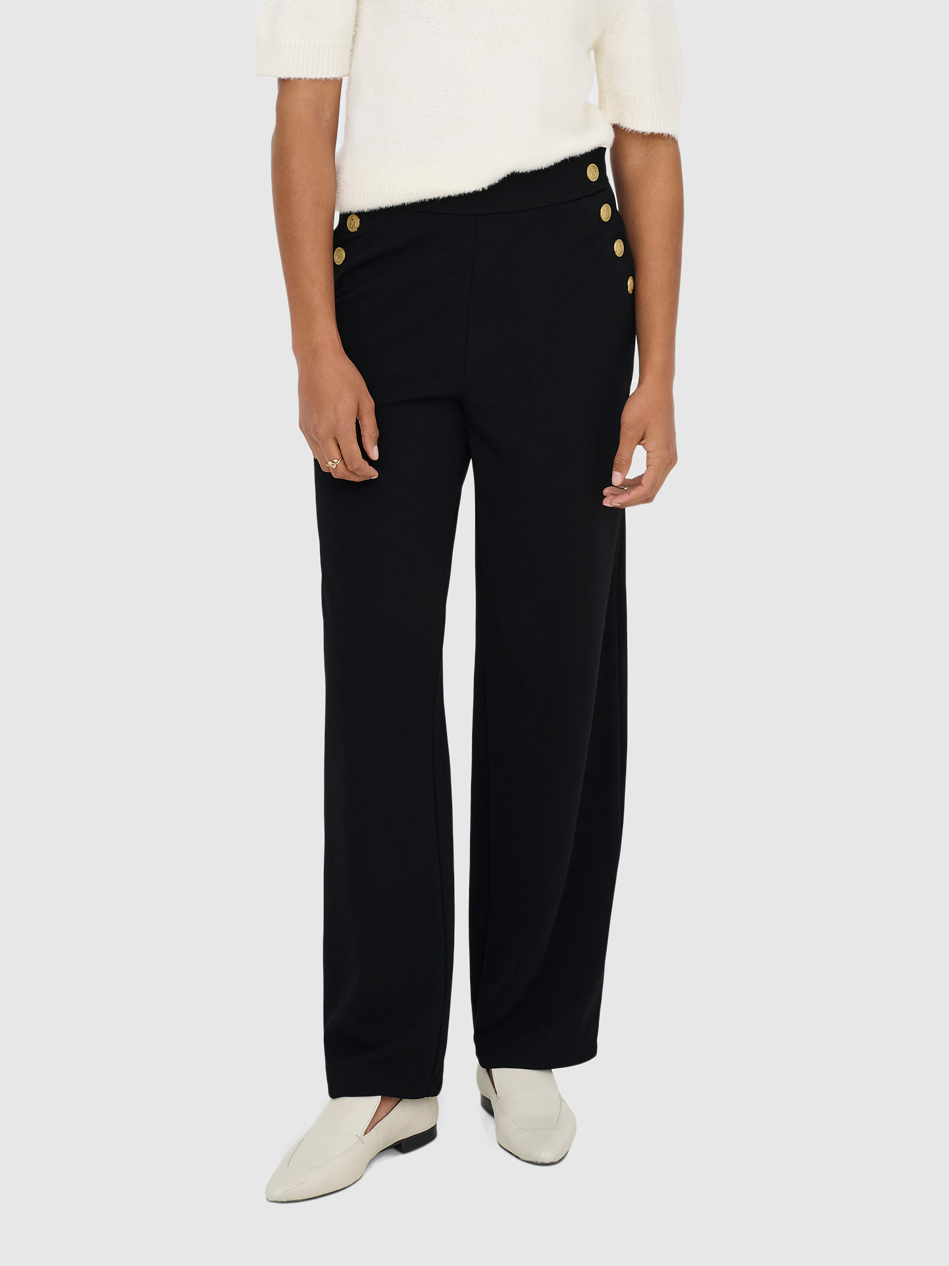 Pantalones Mujer Negro Only