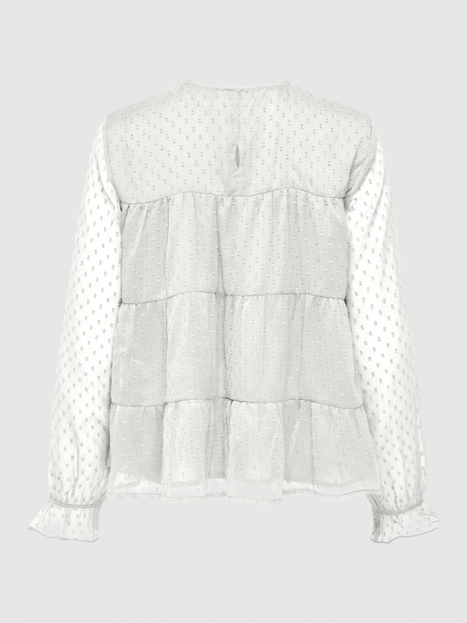 Blusa Mujer Crema Only
