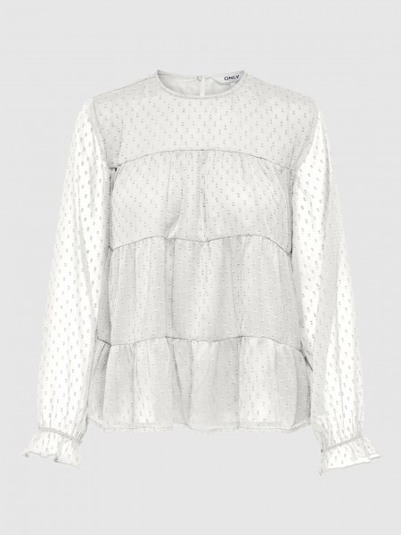 Blusa Mujer Crema Only