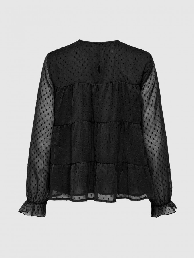 Blusa Mujer Negro Only