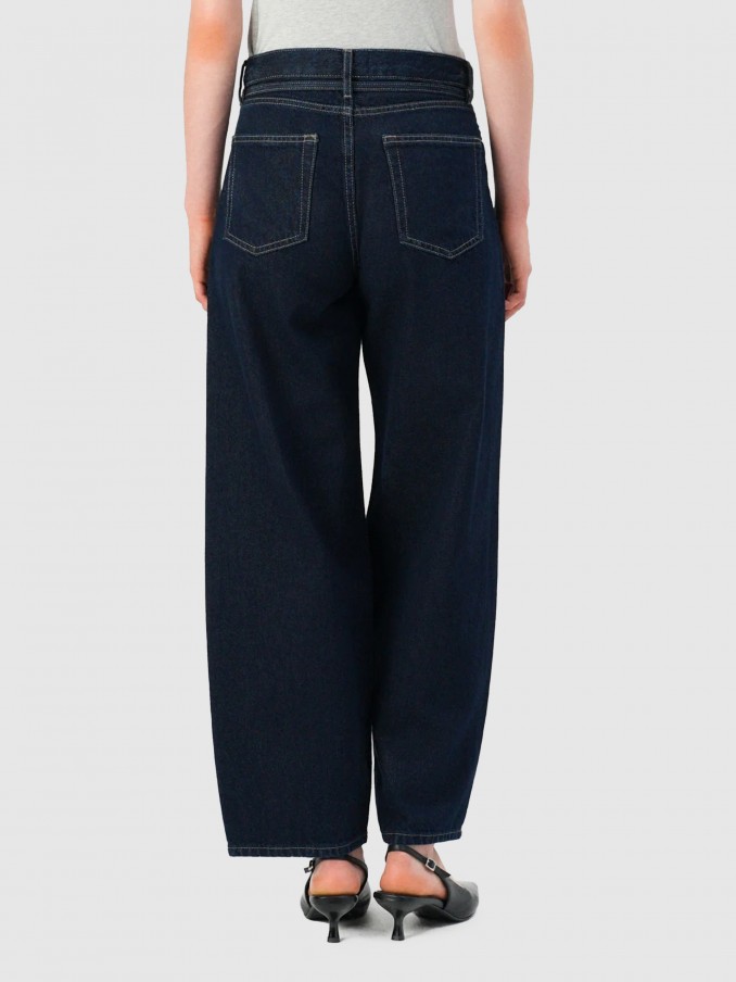 Pants Woman Dark Jeans Only