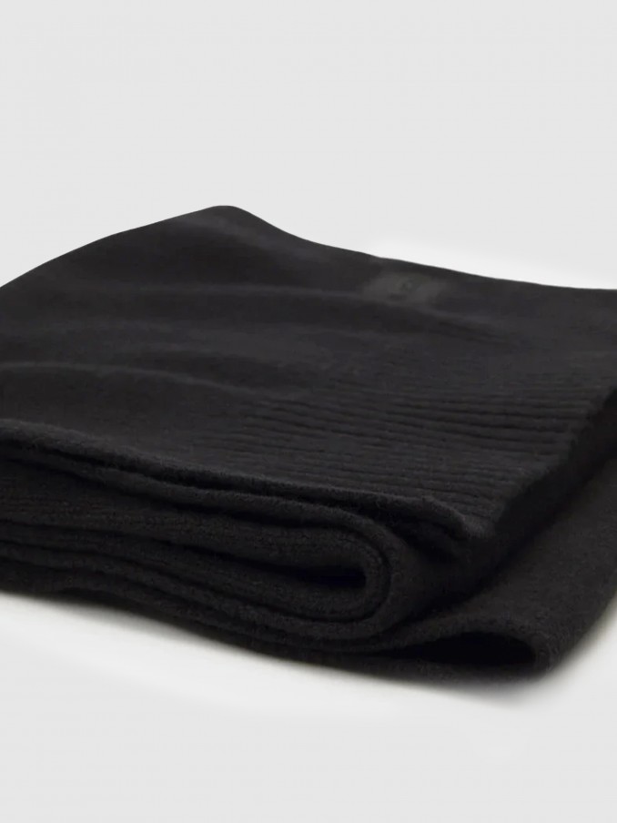 Scarves Man Black Boss Orange