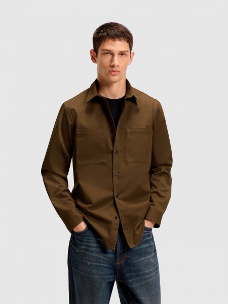 Camisa Hombre Verde Hugo Boss