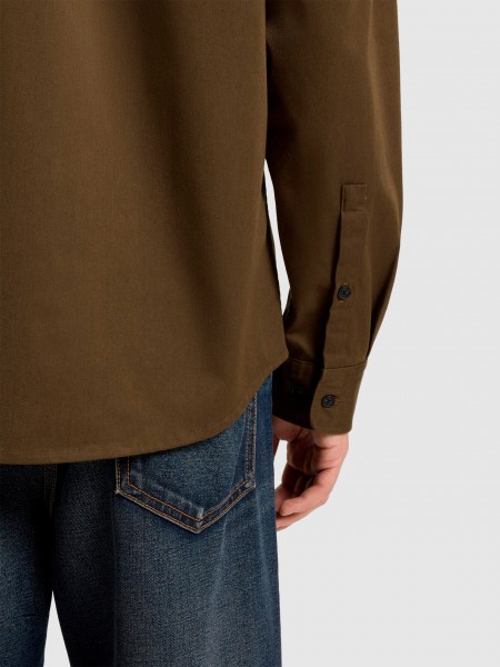 Shirt Man Green Hugo Boss