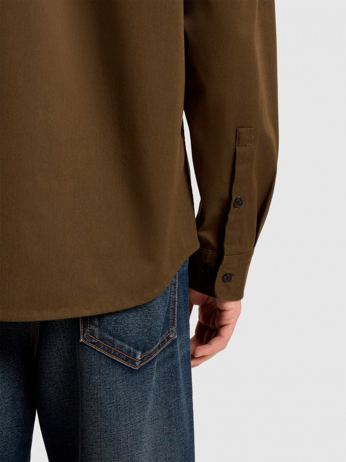 Shirt Man Green Hugo Boss