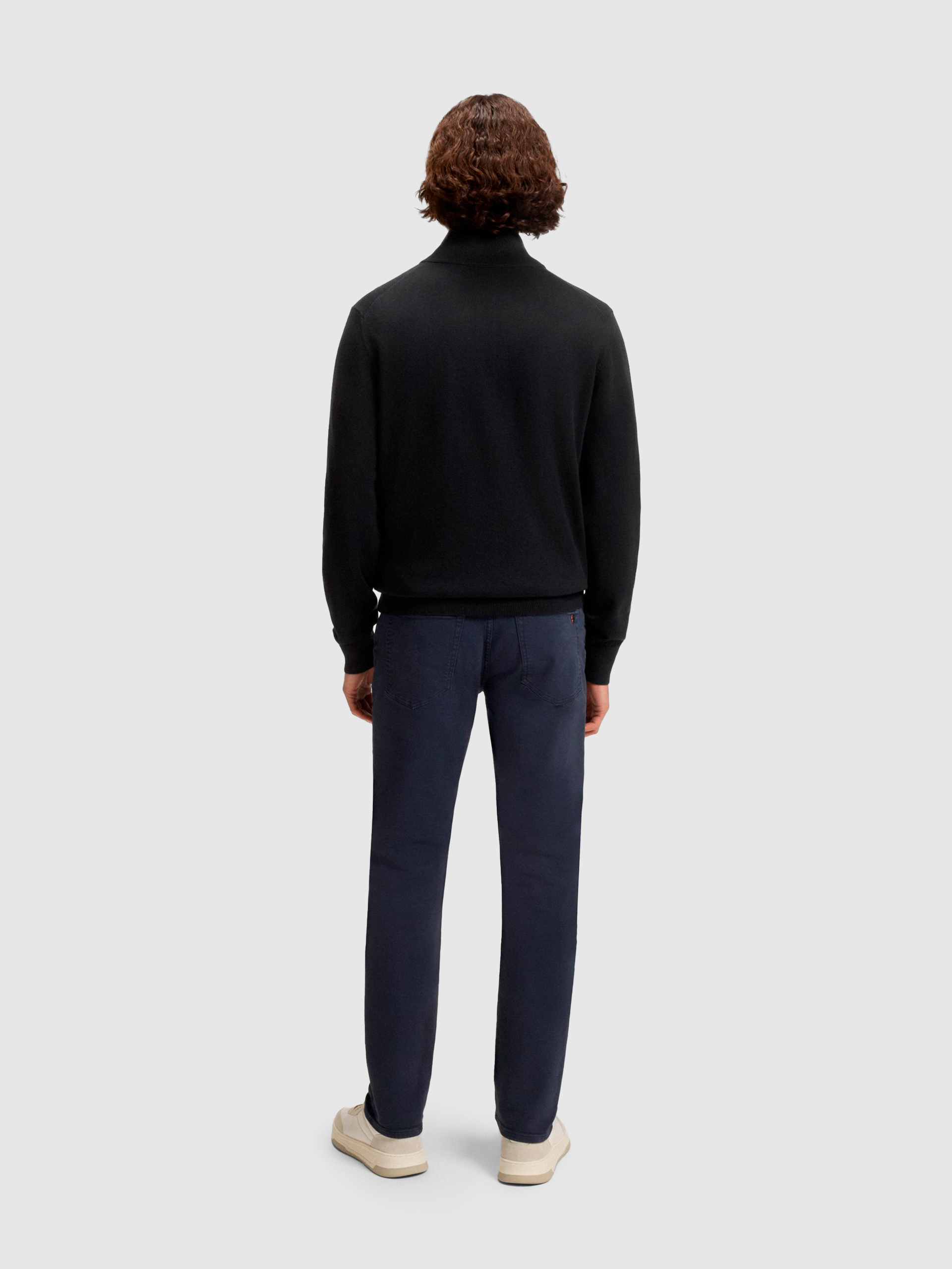 Jacket Man Navy Blue Boss Orange