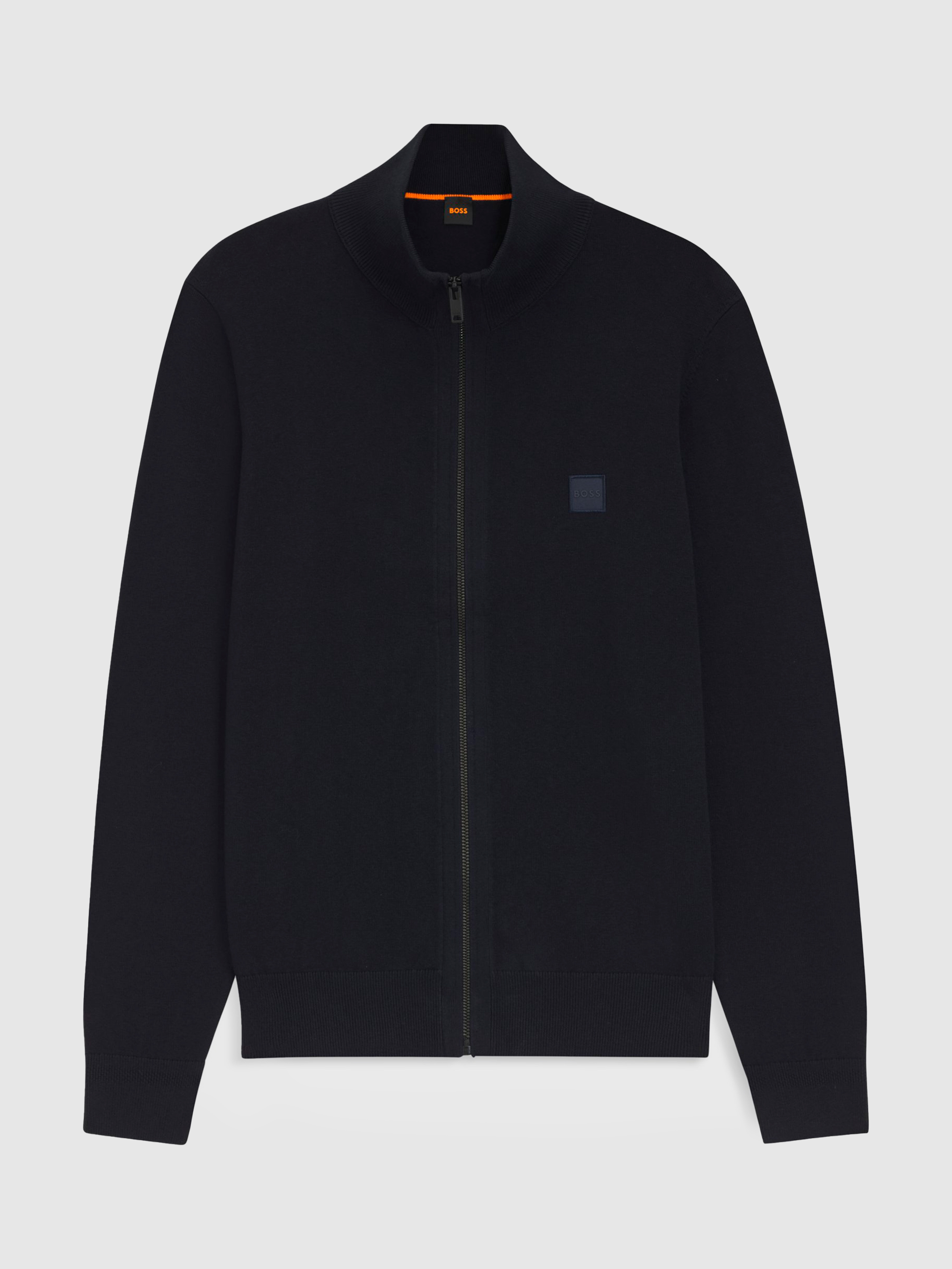 Jacket Man Navy Blue Boss Orange