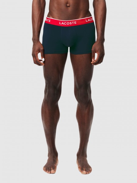 Calzoncillos Hombre Azul Marino Lacoste