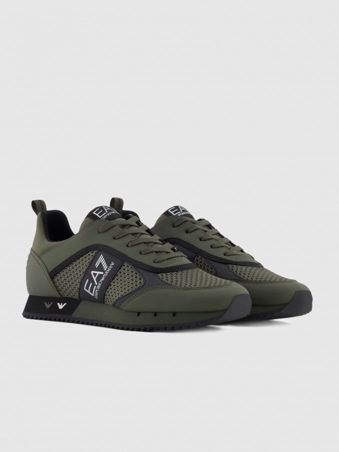 Sneakers Man Green Ea7 Emporio Armani