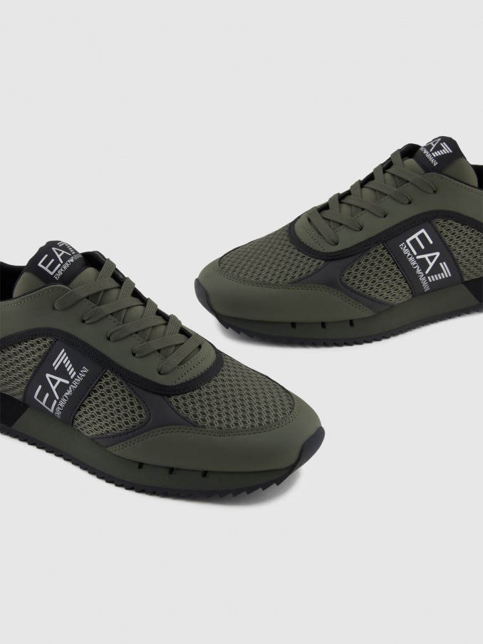 Sneakers Man Green Ea7 Emporio Armani