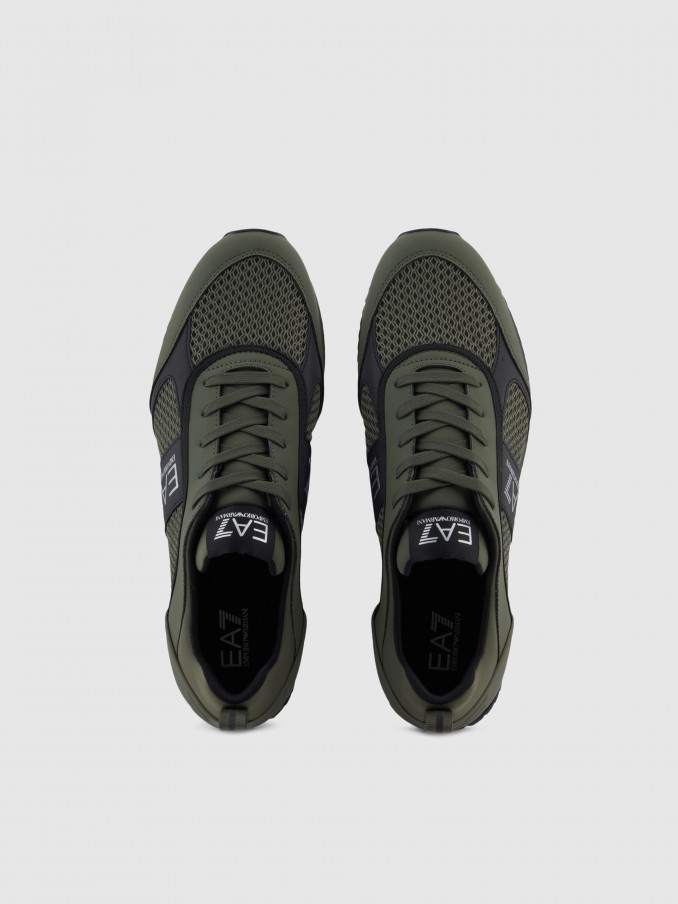 Sneakers Man Green Ea7 Emporio Armani