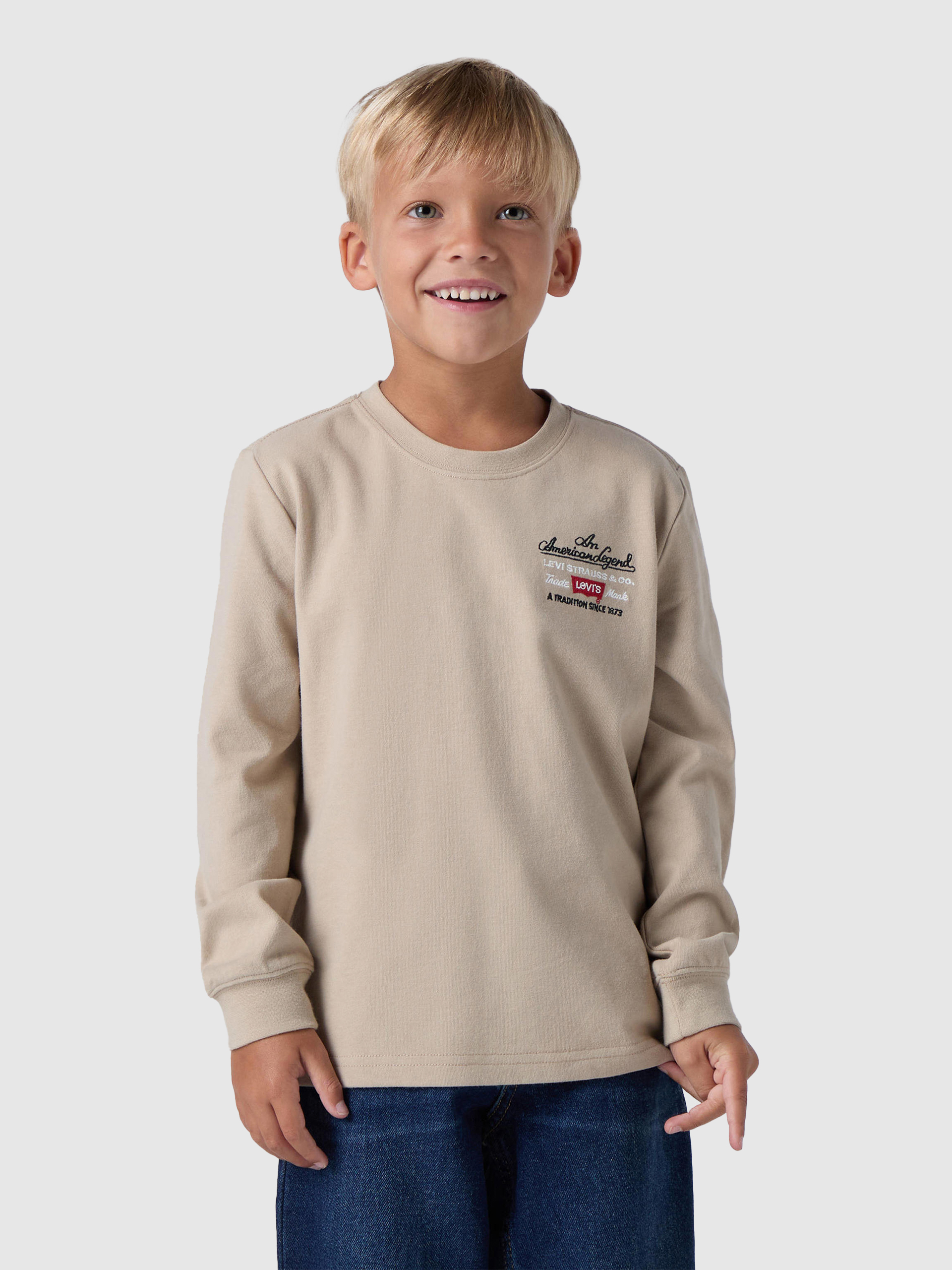 Sueter Niño Crema Levis