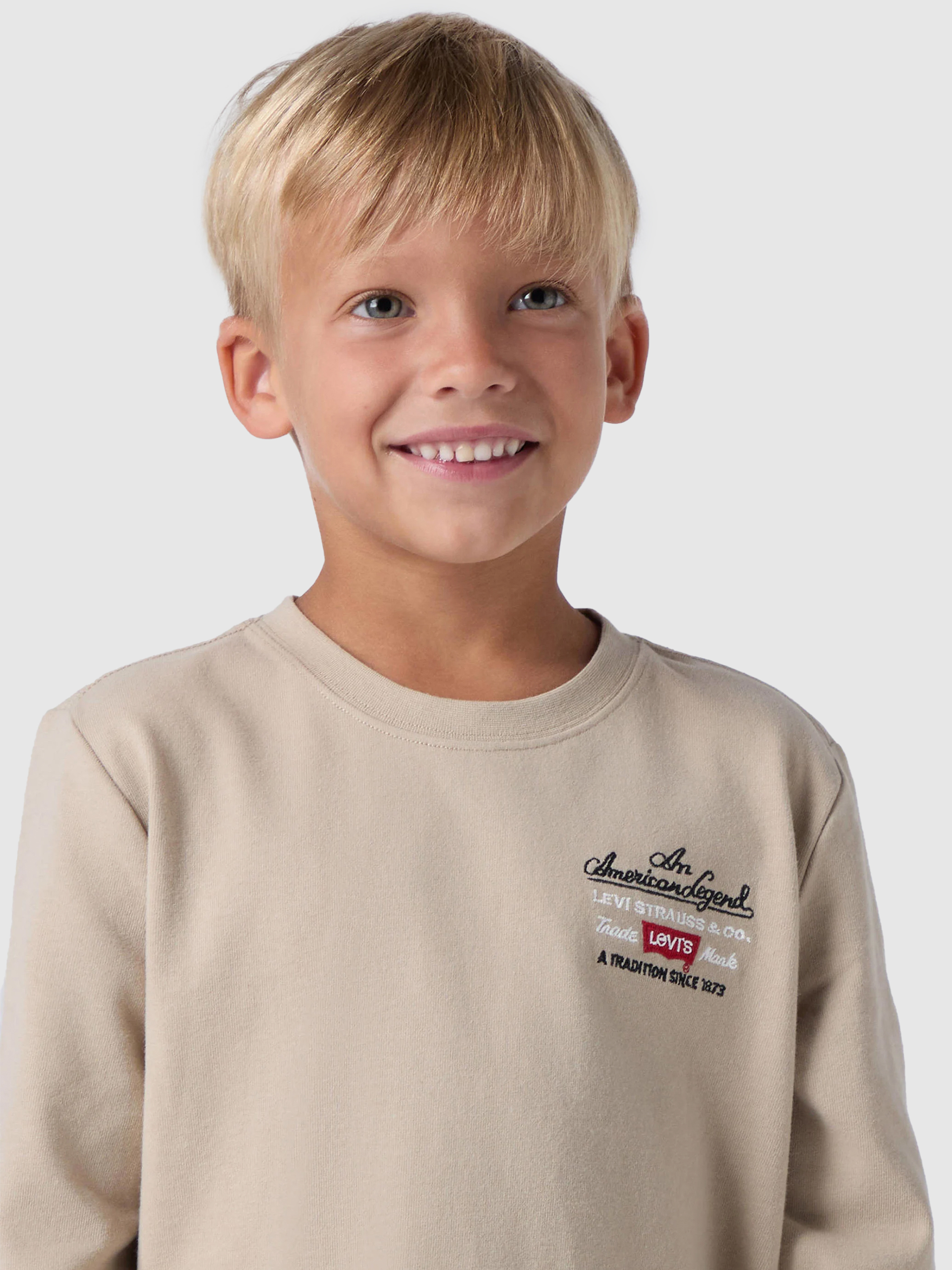 Sueter Niño Crema Levis