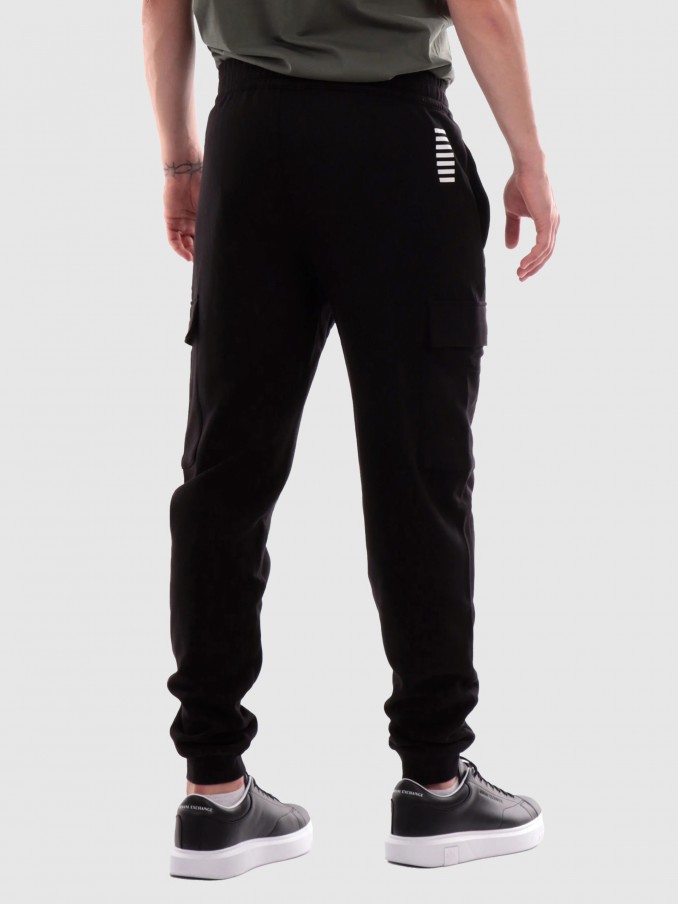 Pantalones Hombre Negro Ea7 Emporio Armani