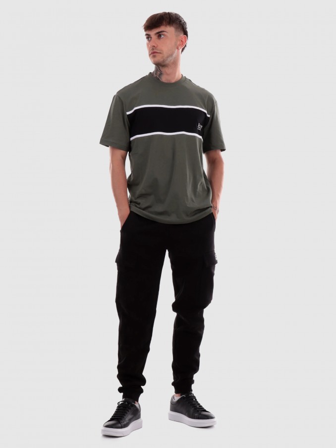 Pantalones Hombre Negro Ea7 Emporio Armani